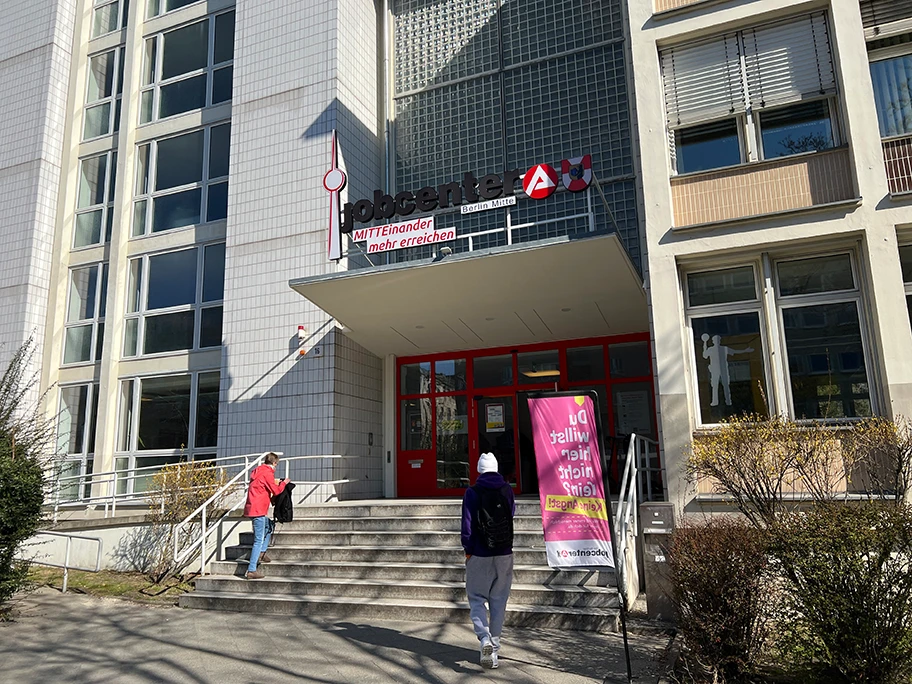 Jobcenter Müllerstraße in Berlin-Wedding.